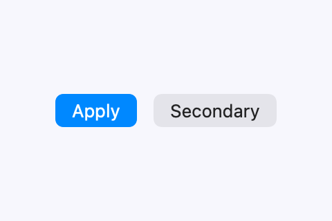 macOS SwiftUI render of Button