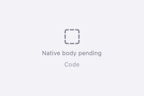 macOS SwiftUI render of Code