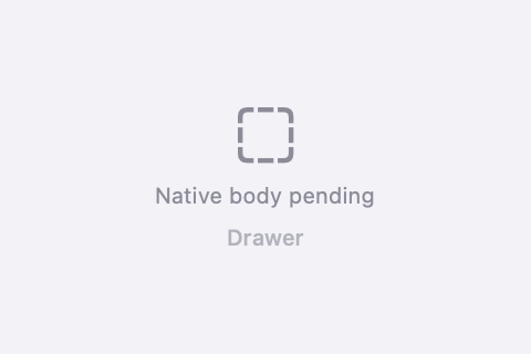 macOS SwiftUI render of Drawer