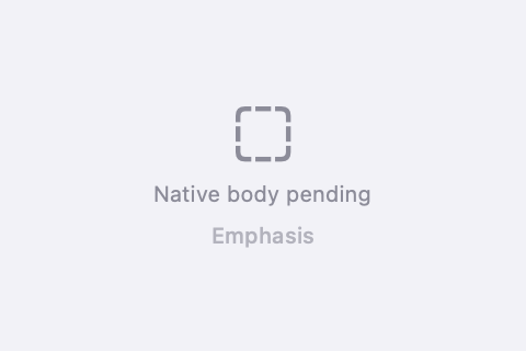 macOS SwiftUI render of Emphasis