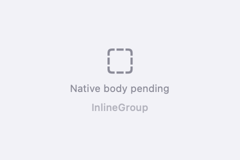macOS SwiftUI render of InlineGroup
