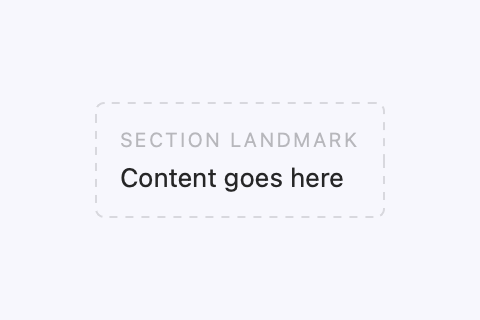 macOS SwiftUI render of Section