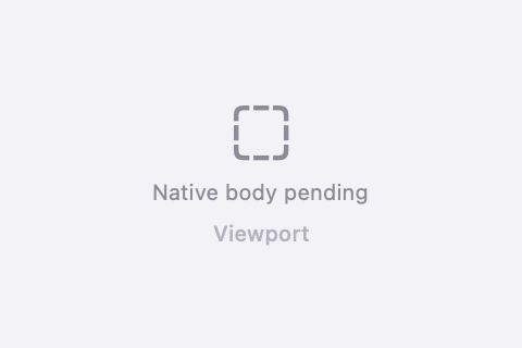 macOS SwiftUI render of Viewport
