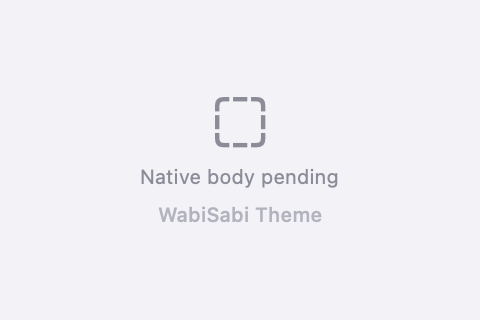 macOS SwiftUI render of WabiSabi Theme